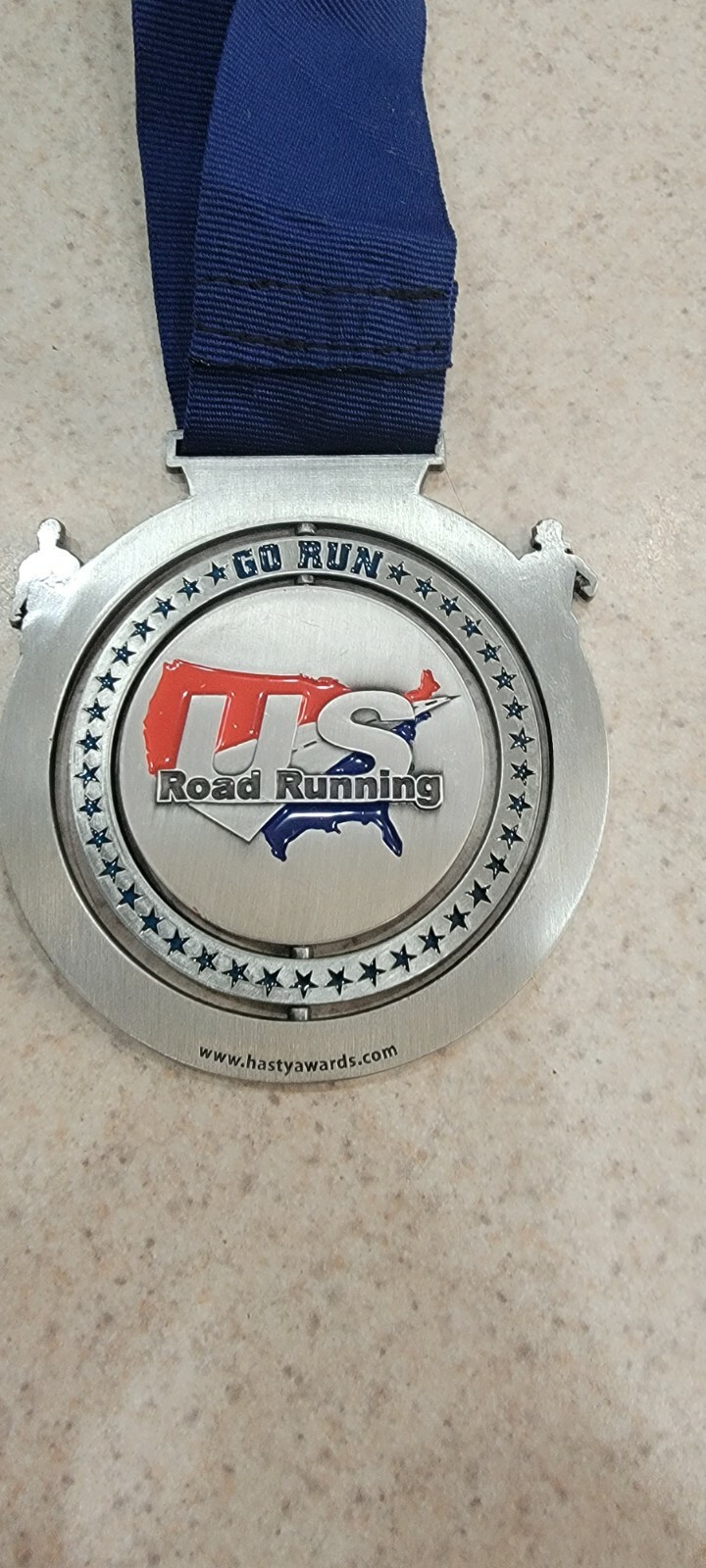 US Road Running " 10k St Patricks Day 2015 - Marathon medal - free shipping