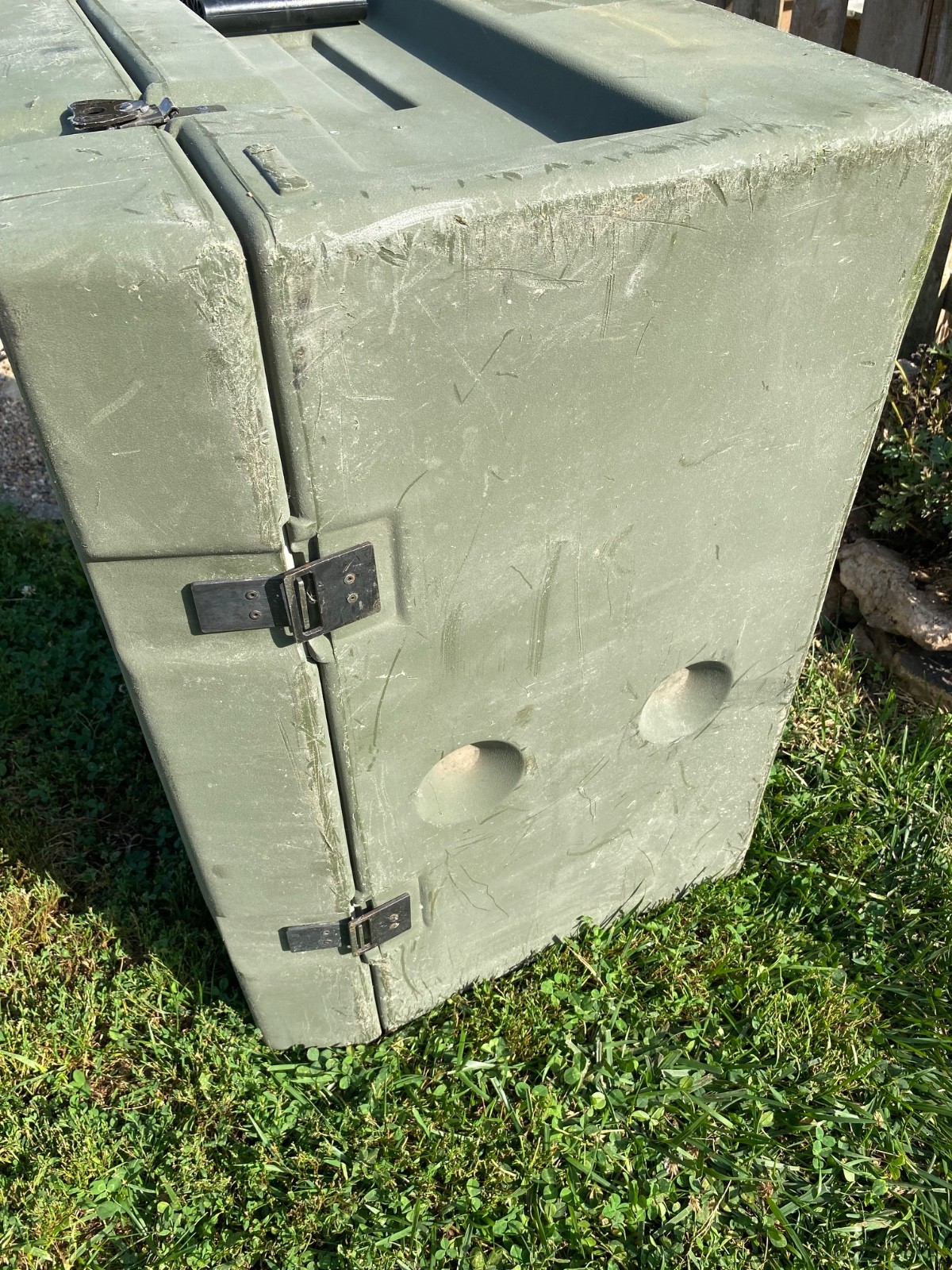 Hardigg US Military Surplus Portable Green Field Desk