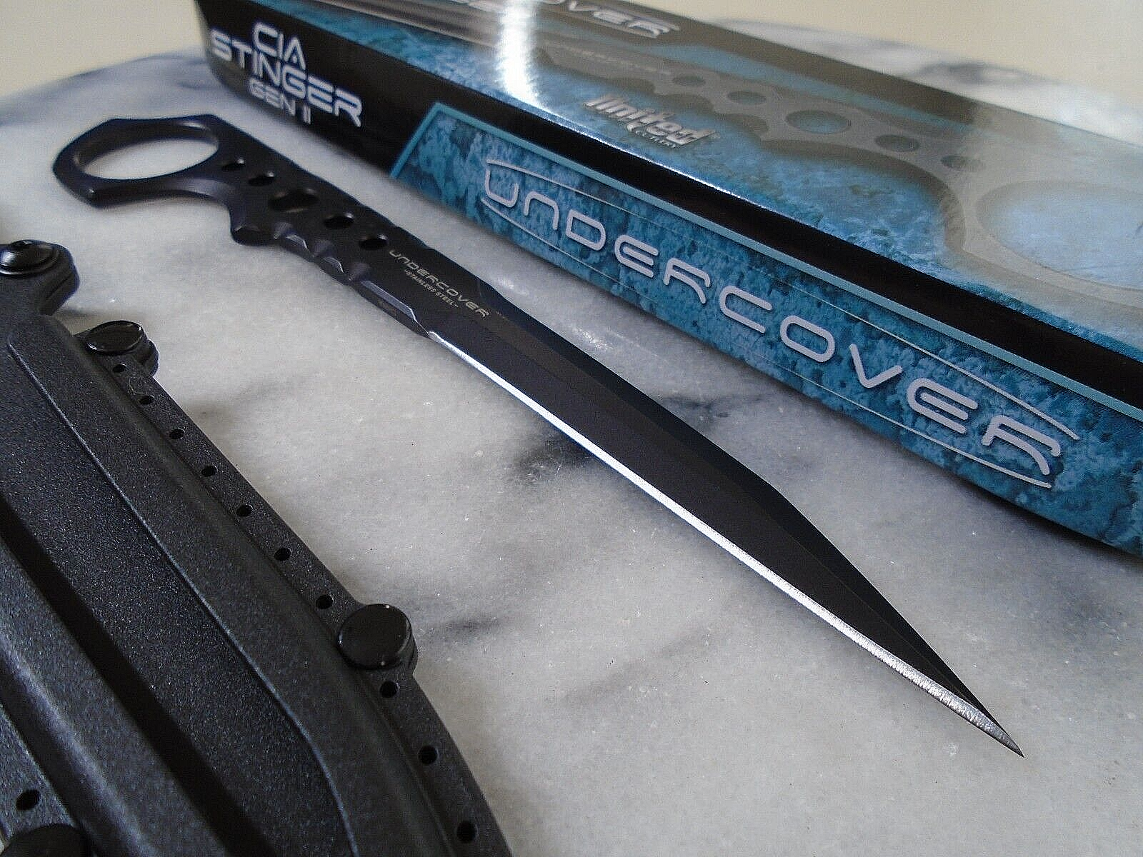 Undercover CIA Stinger Gen II Dagger Spike Full Tang Boot Knife Kydex UC3513 New