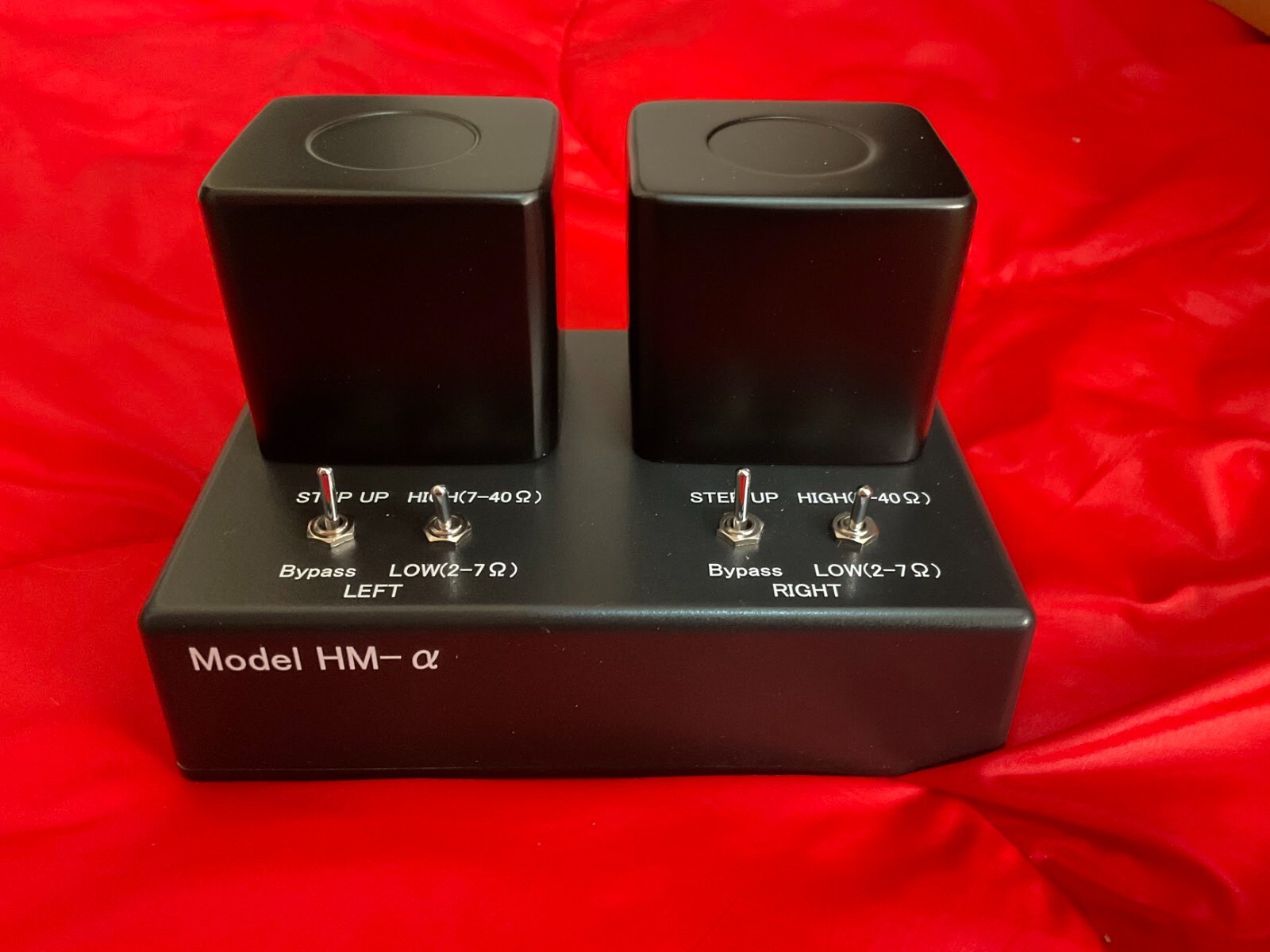 MC Step-up Transformer Unit with Hashimoto HM-3: for A Tec, Orto, Denon, Koetsu
