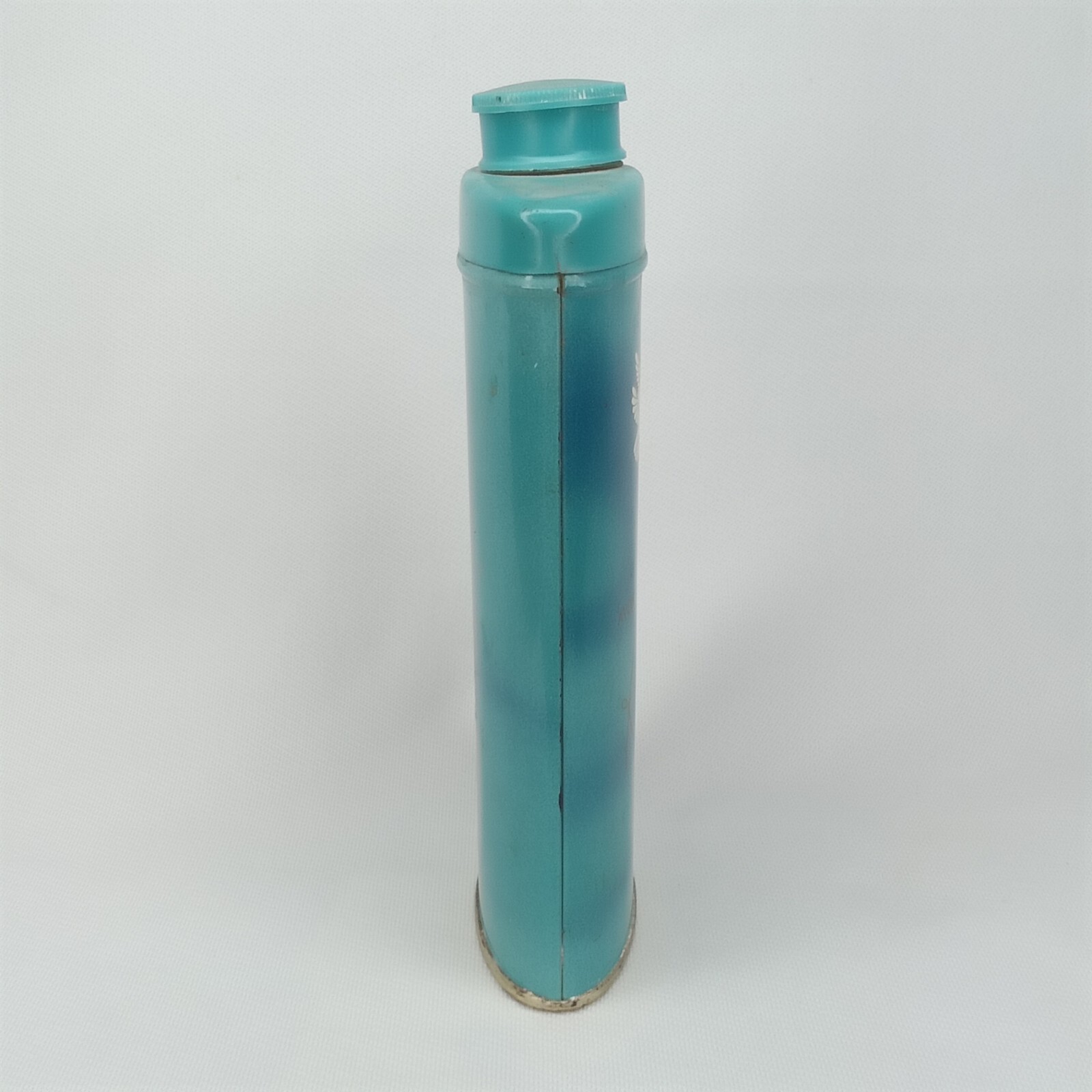 Vintage 1960s Avon Rapture Perfumed Talc Talcum Powder Original Blue Metal Tin