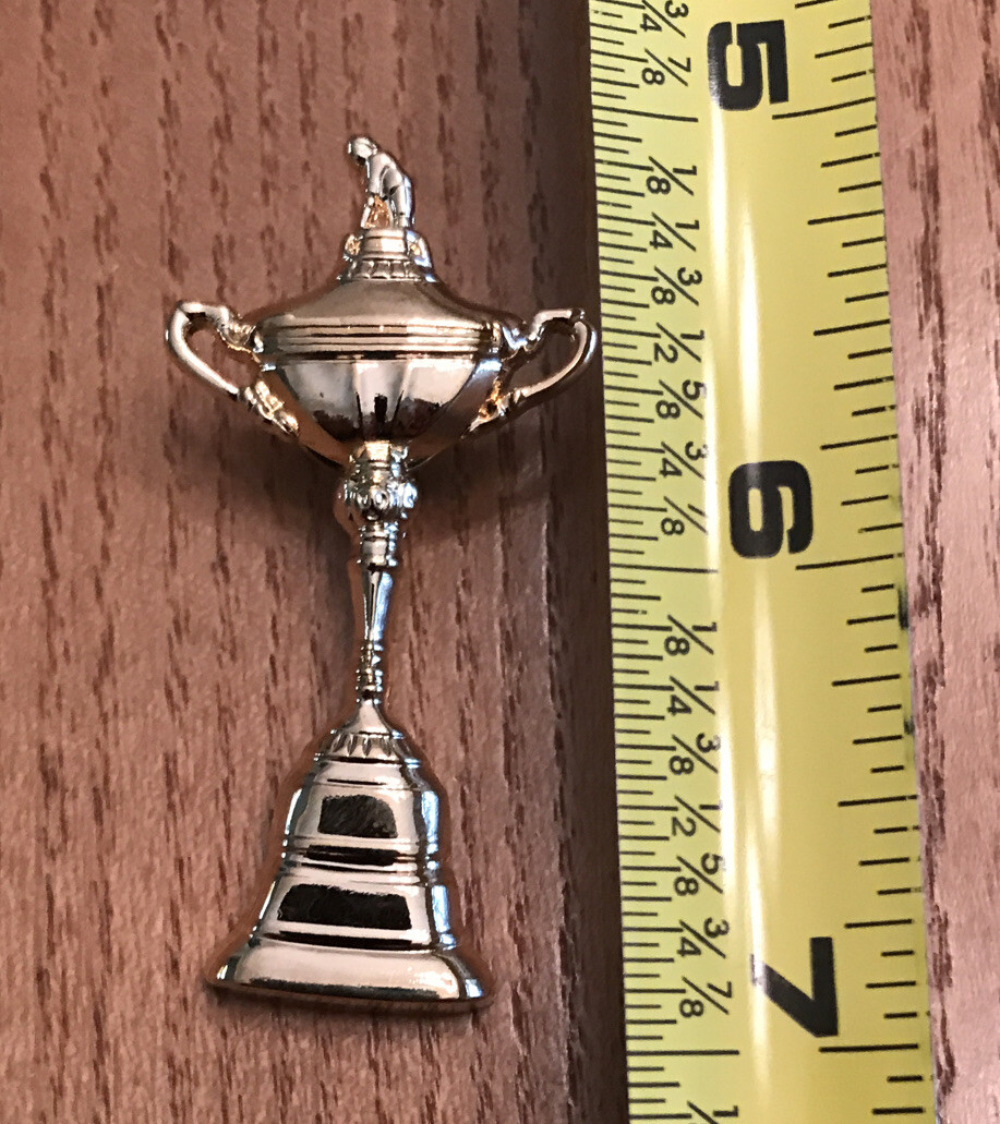 Undated RYDER CUP Golf Trophy LAPEL PIN 2” New!