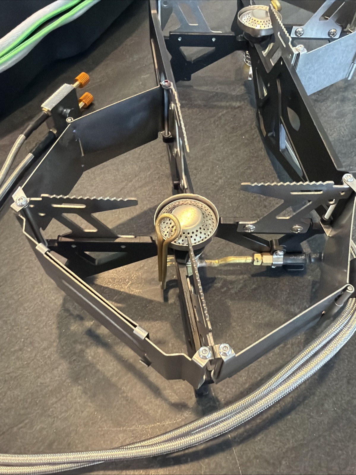 BRS-32 Portable Foldable Camping Stove Expandable Double Cooktop - ... Fast Ship