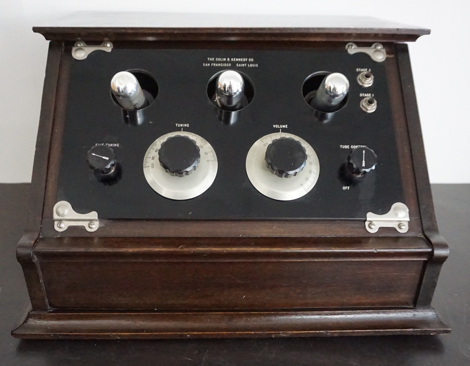 Museum Quality and Excellent Working 1923 Colin B. Kennedy Exposed Tube TRF