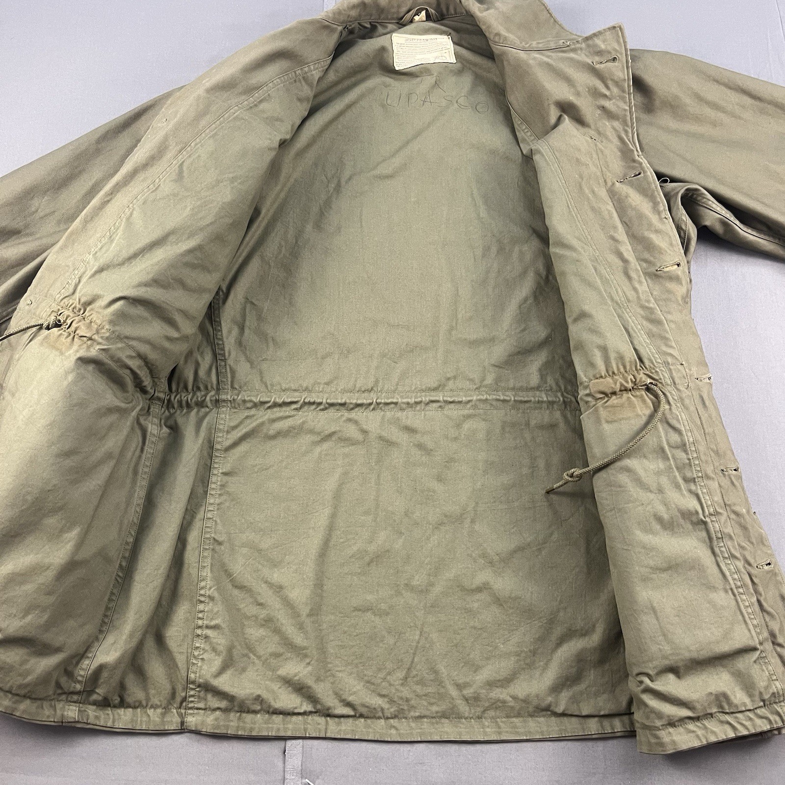 Vintage M43 Military Field Jacket WW2 40s US Army Parka Coat