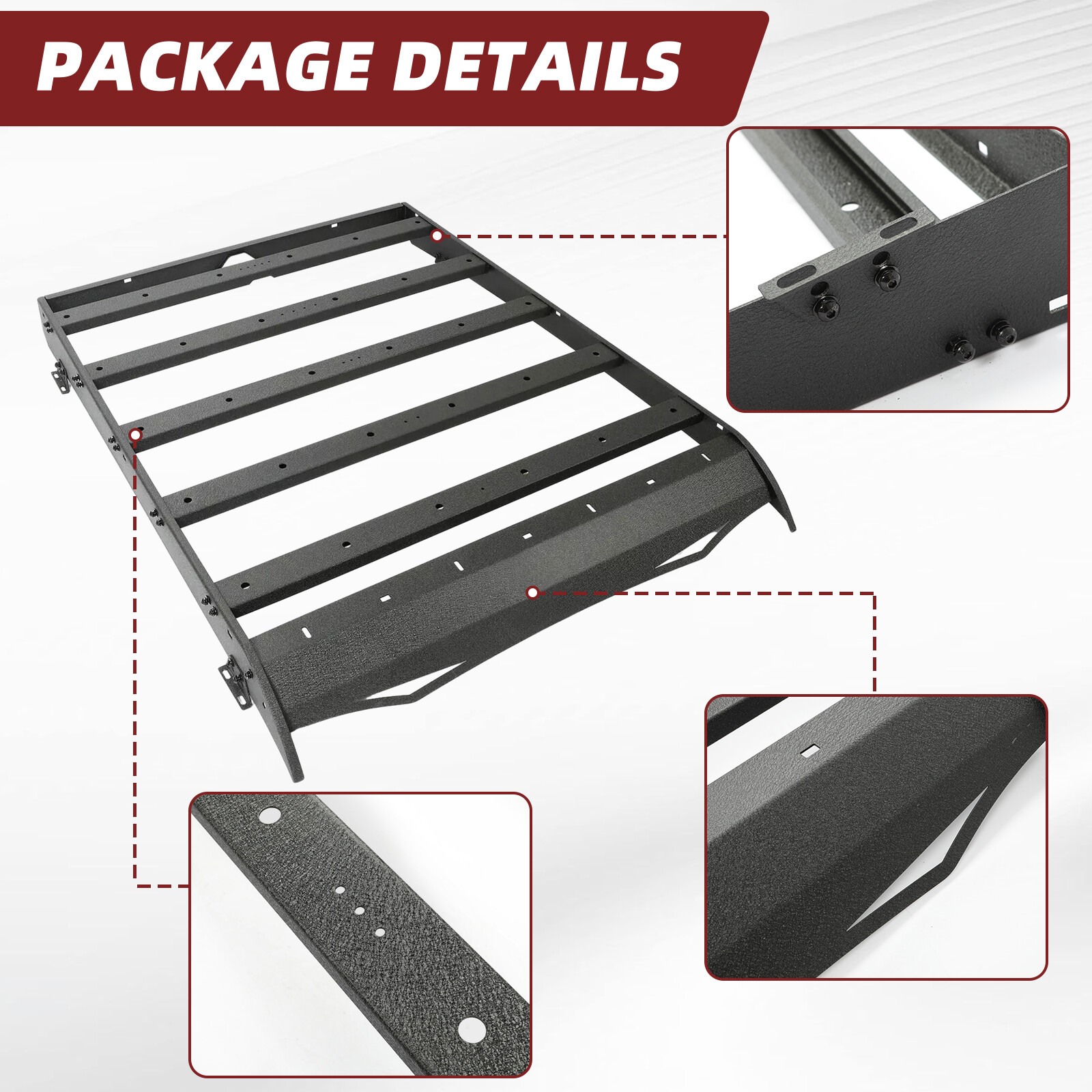 HECASA Roof Rack Cargo Luggage Carrier For Toyota Tacoma Double Cab 2005-2023
