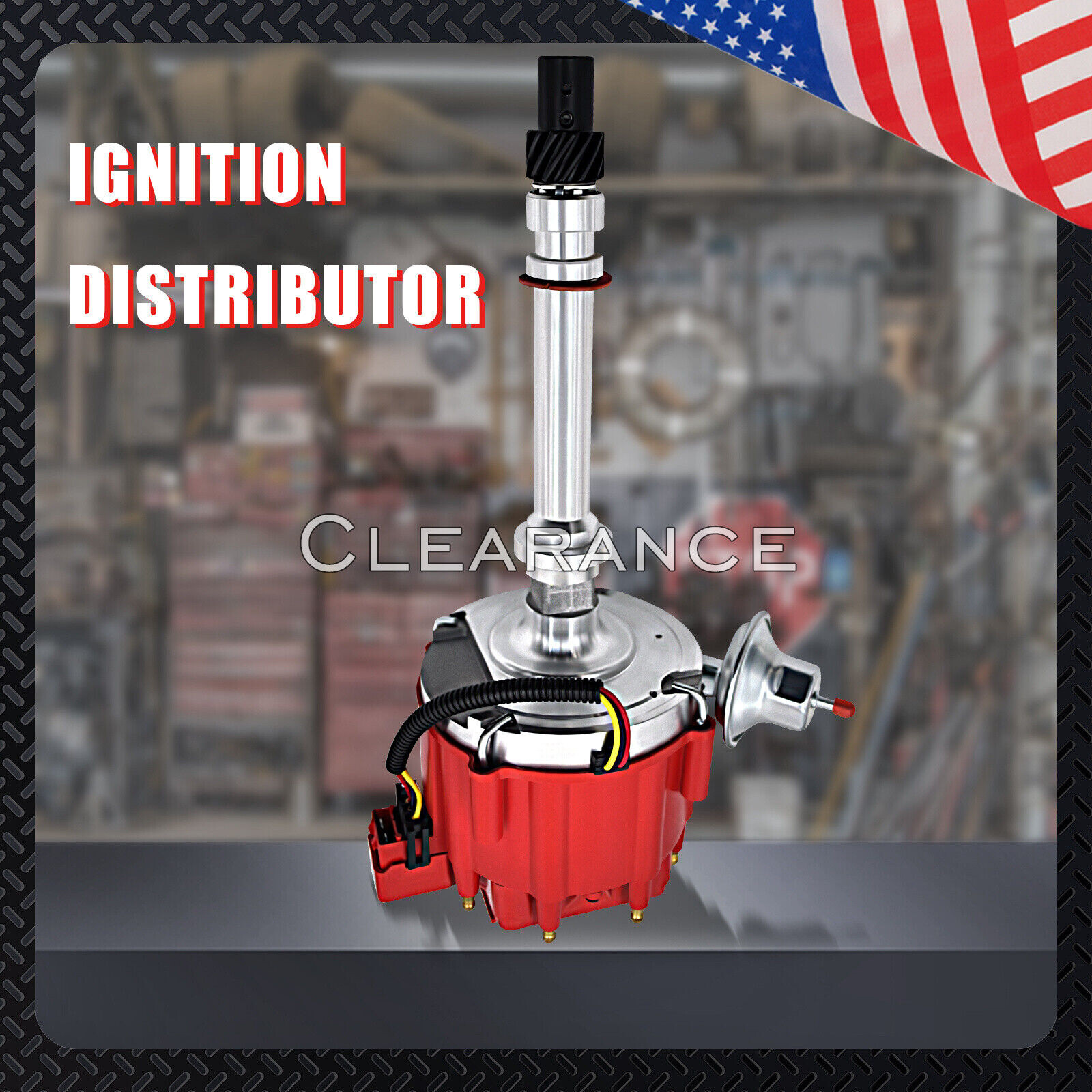 Racing Chevy V8 HEI Distributor w/ 65K Volt High 9000RPM - 350 454 SBC BBC GM08