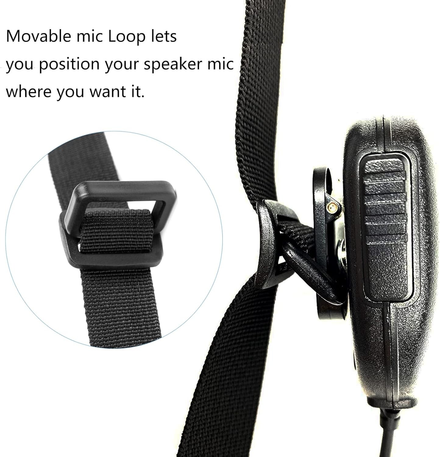 Radio Holster Radio Strap Firefighter EMS EMT Bundle Set Includes Anti-Sway S...