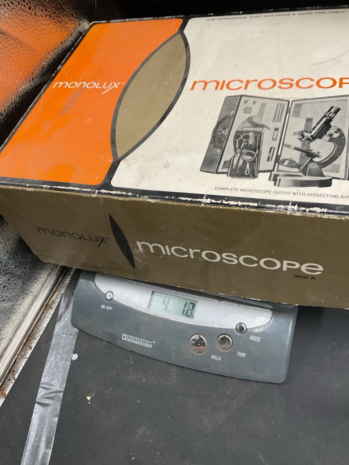 Vintage Monolux Microscope W/ Case