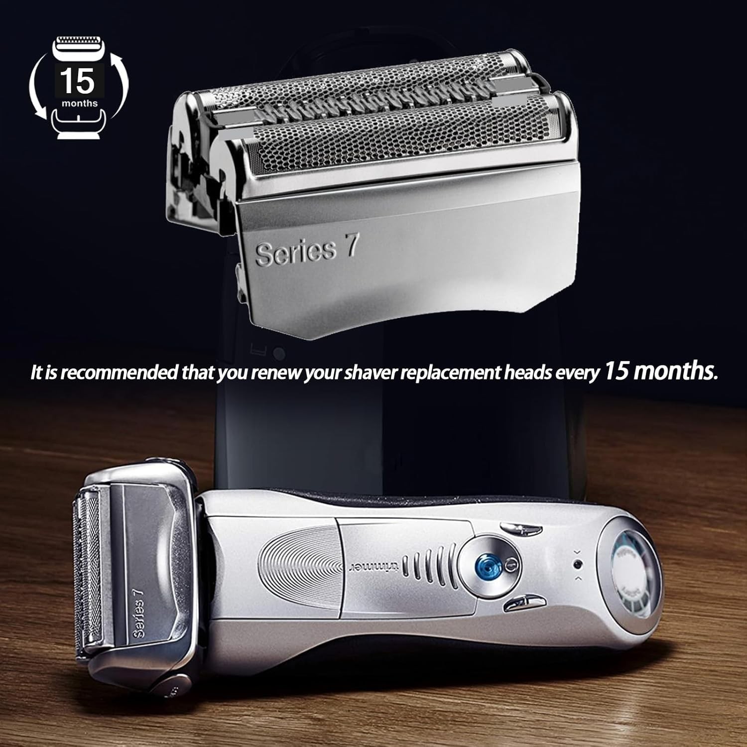 For Braun Series 7 790cc Replacement Blade Head 70S Foil & Cutter Shaver Razor
