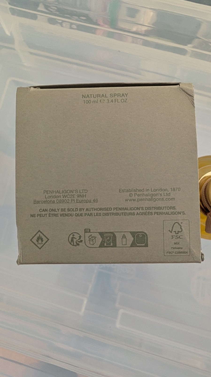 Penhaligon's Halfeti Amber 100ml Perfume New with Box