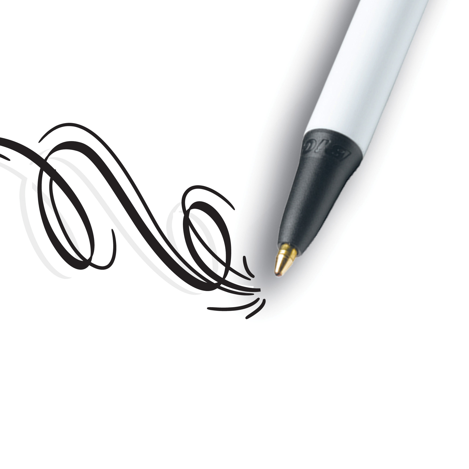 BIC Clic Stic Retractable Ball Pen, Medium Point, Black, 12-Pack