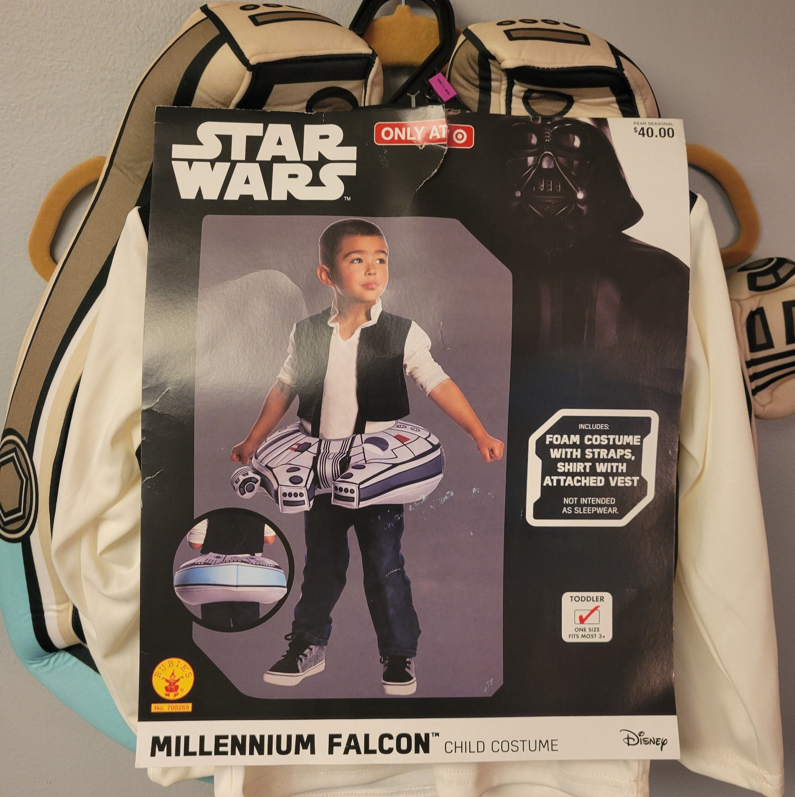 Star Wars MILLENNIUM FALCON Toddler Foam Costume Cosplay One Size Rubies 700269