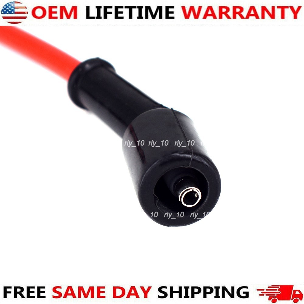 8pcs 758EE Spark Plug Wires For 2014-2018 GM Chevrolet 1500 Silverado Corvette Y