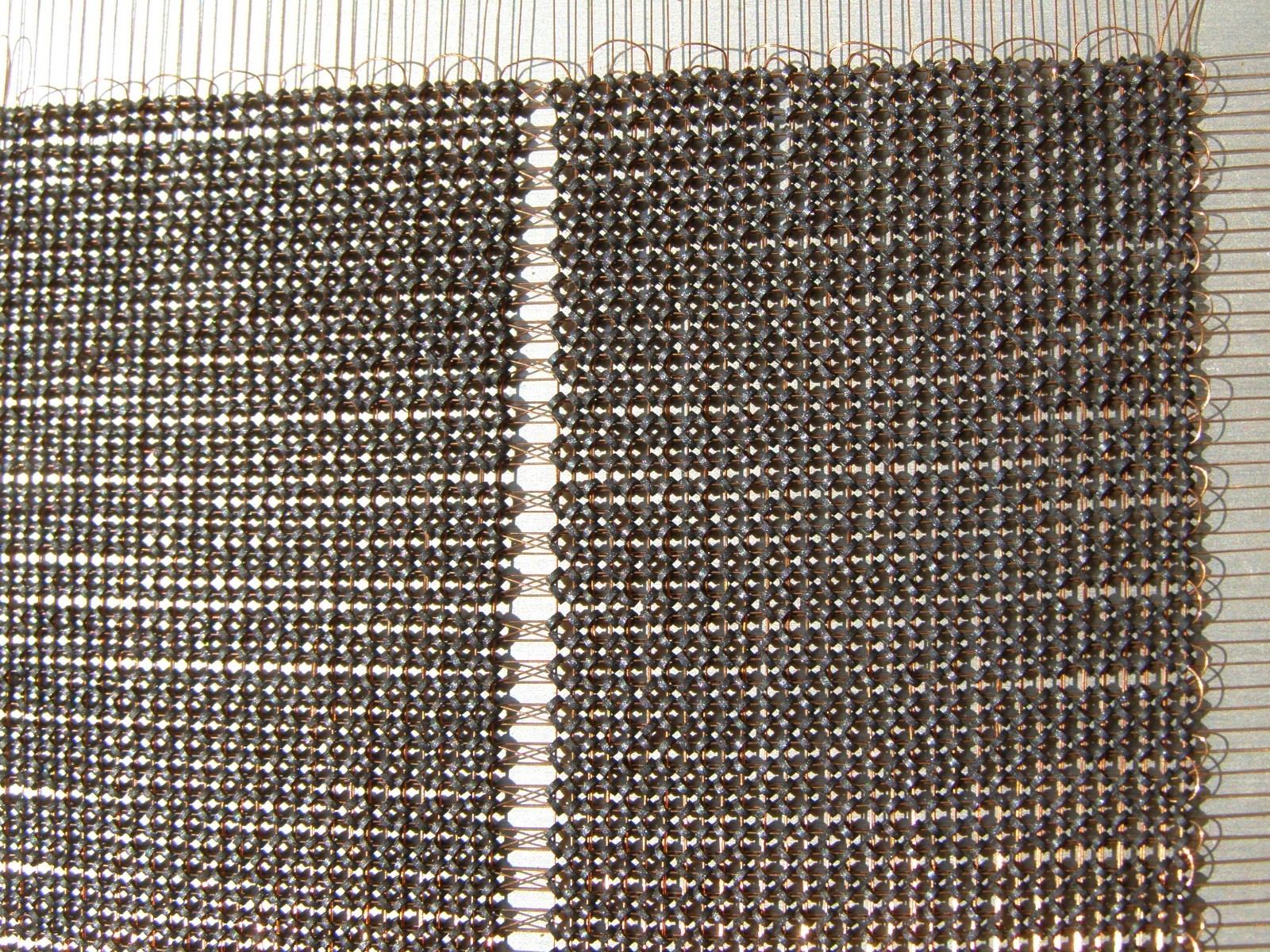 Dual-frame ferrite core memory plate 8192 bits, 1987.