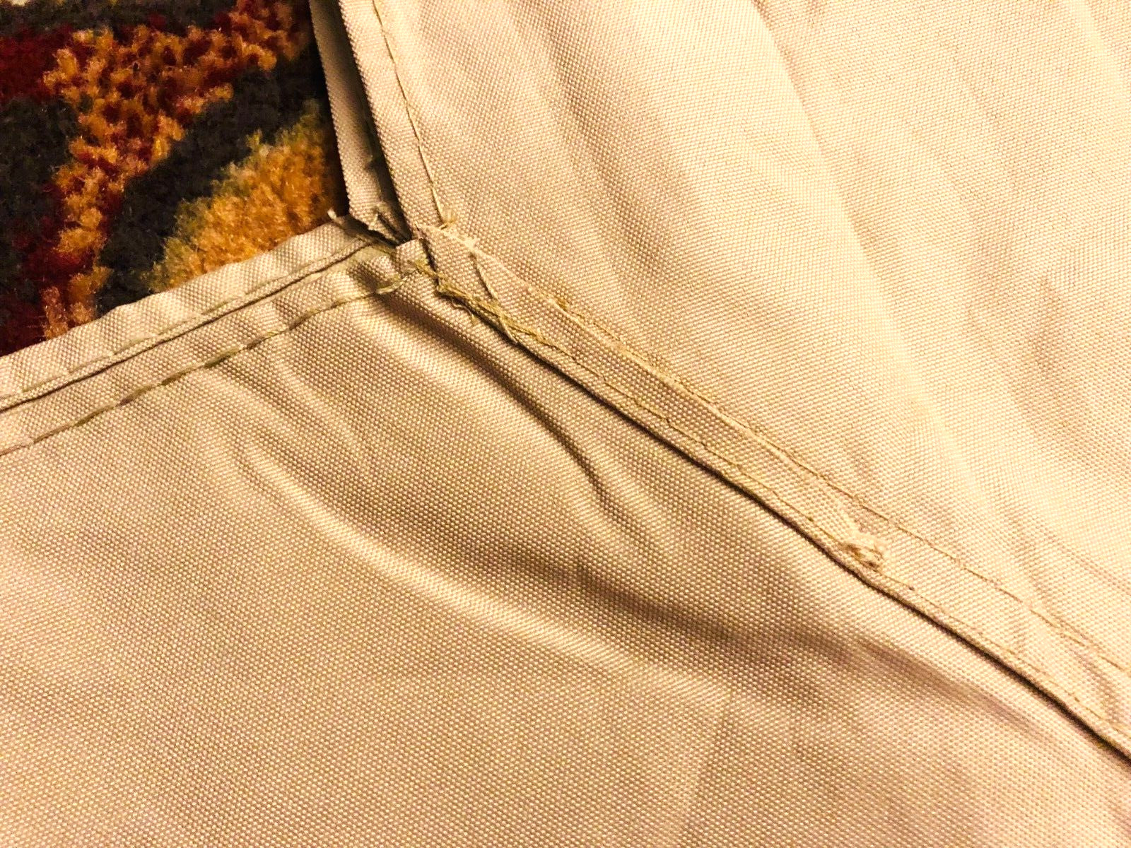 5' x 8' Double Tier Grill Replacement Canopy Khaki Beige