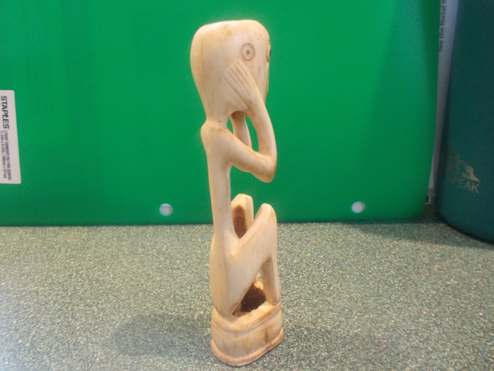 VTG/ Antique Carved Fertility Figure Northwest Coast or Eskimo Shamen Totem