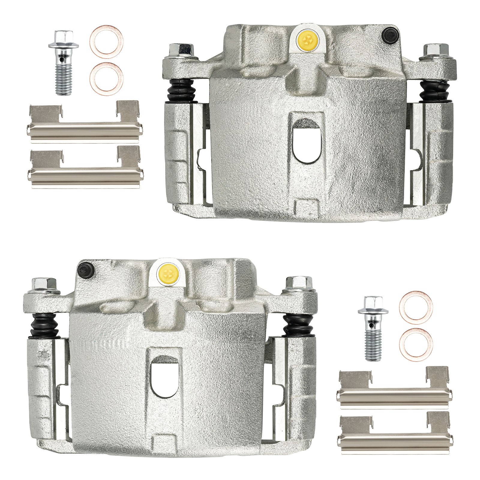 Front Brake Calipers w/ Bracket For Chevrolet Silverado 1500 2500 HD Tahoe Pair