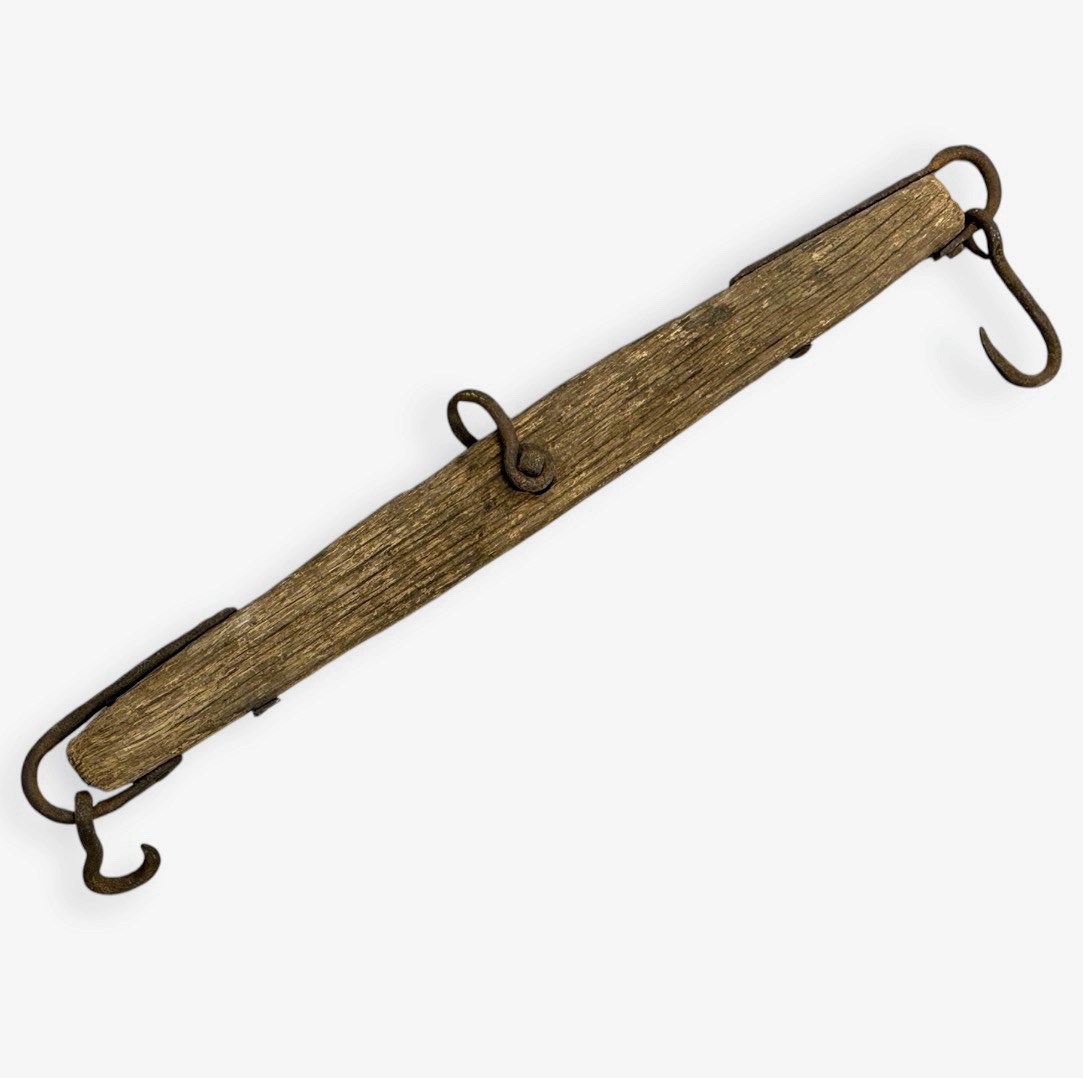 Rare Antique Singletree Whiffletree Horse Ox Harness 29” Primitive Farm Tool