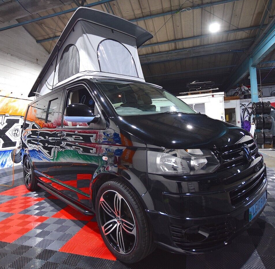 FOR VW T5.1 T5 FRONT SPOILER SPORTLINE BUMPER SPLITTER LIP 2010-2015 TRANSPORTER