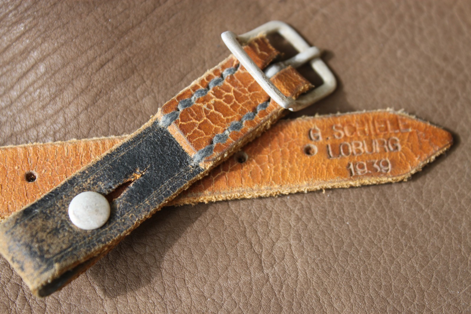 WWII German helmet chinstrap 1939