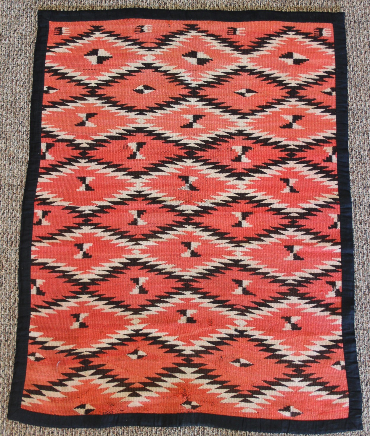Vintage Navajo Transitionl Blanket (edges covered in satin)