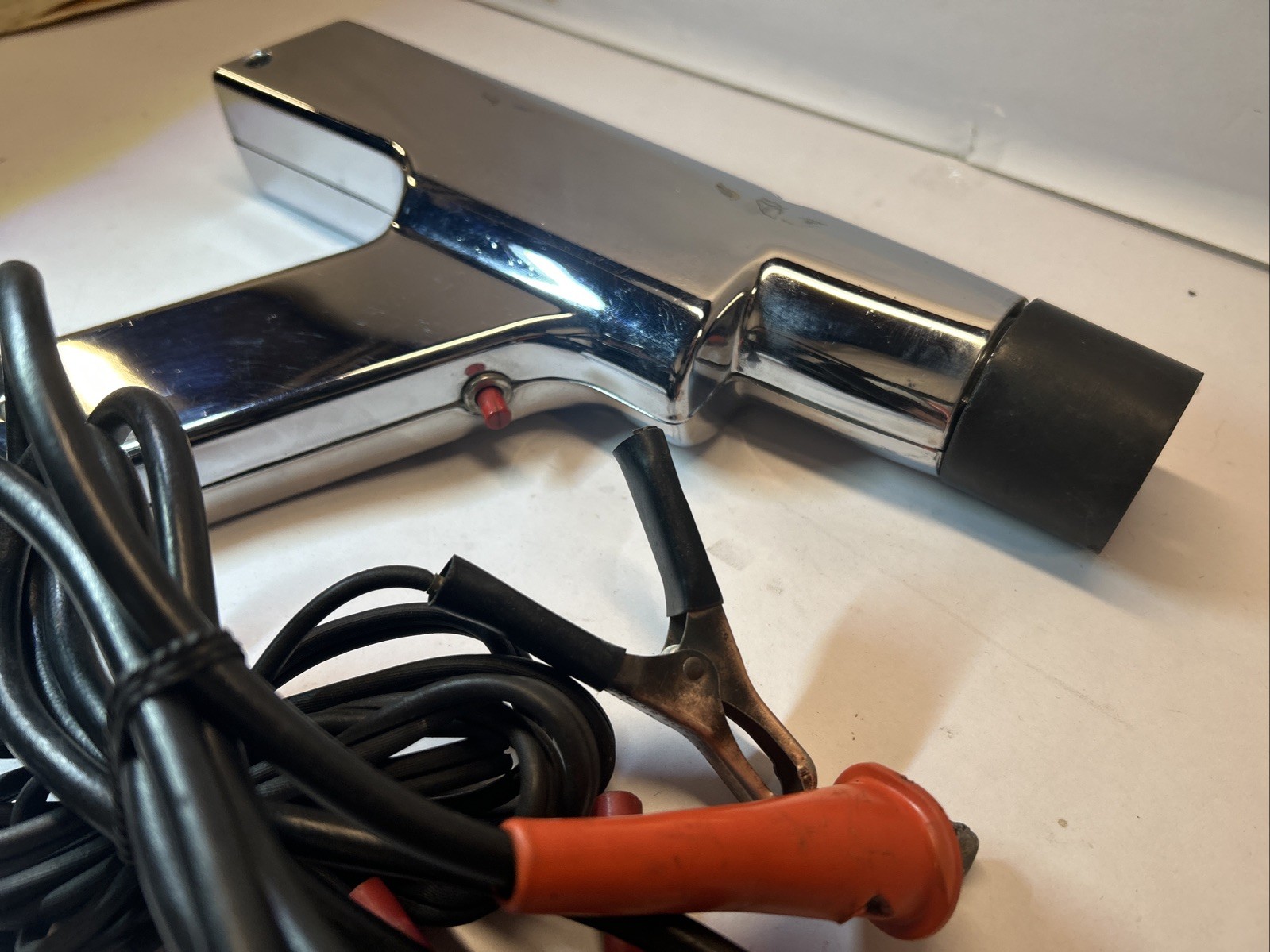 Vintage Sears Roebuck Penske Chrome Power Auto Timing Light Gun 244.2115 Manual