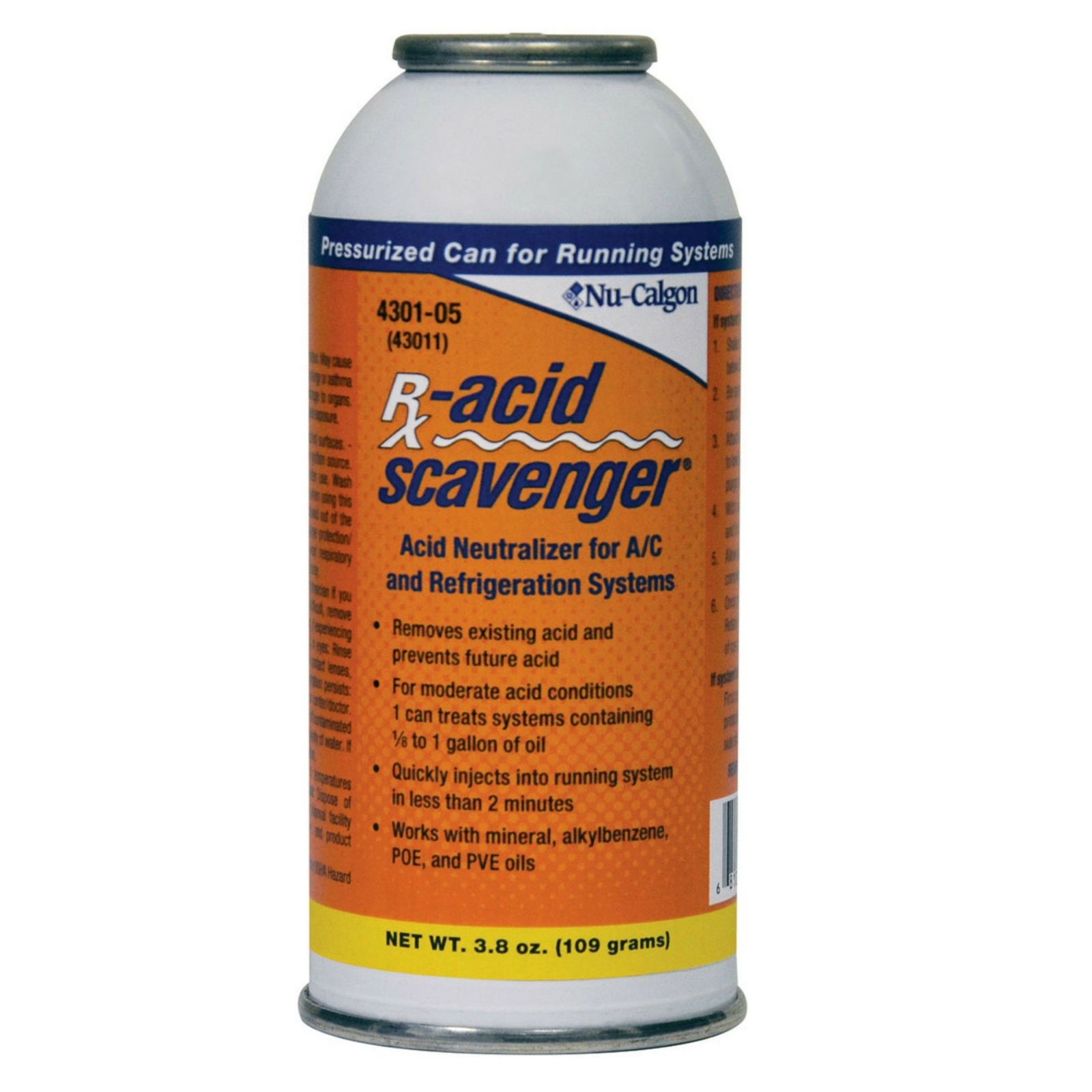 Nu Calgon 4301-05 RX-Acid Scavenger 3.8 oz Can