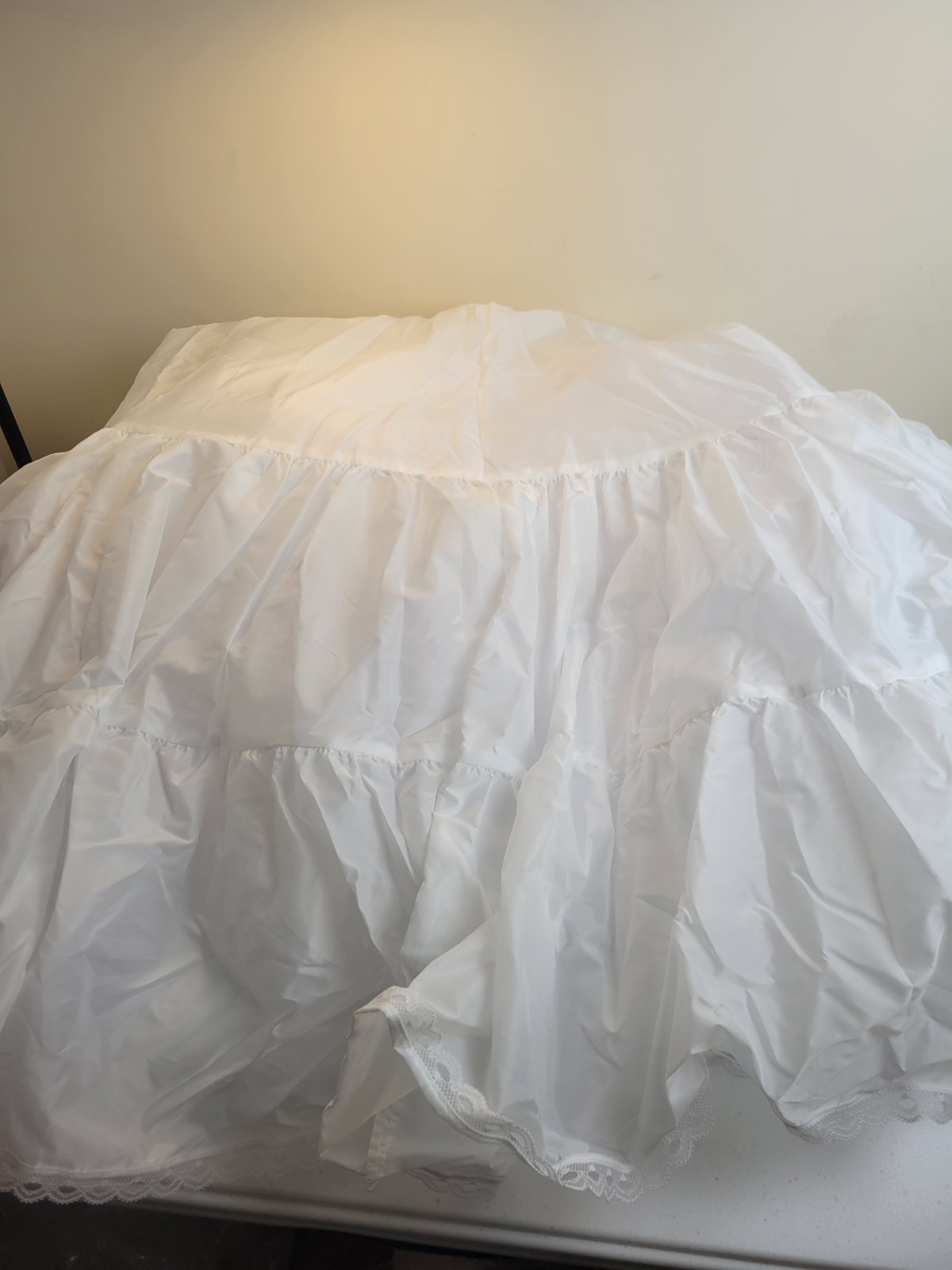 White David's Bridal Ball Gown Half Slip Wedding Skirt Petticoat Women's Size 6