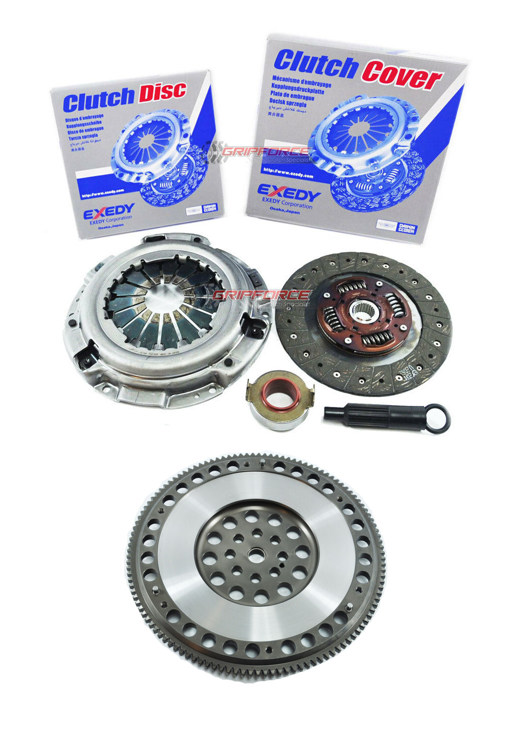 EXEDY CLUTCH KIT+FX LITE FLYWHEEL fits 92-01 HONDA PRELUDE 2.2L 2.3L F22 H22 H23