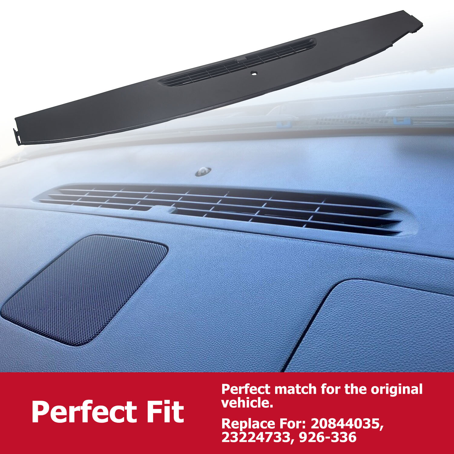 Upper Dash Front Section Trim Panel For 07-13 Chevrolet GMC replace 23224733