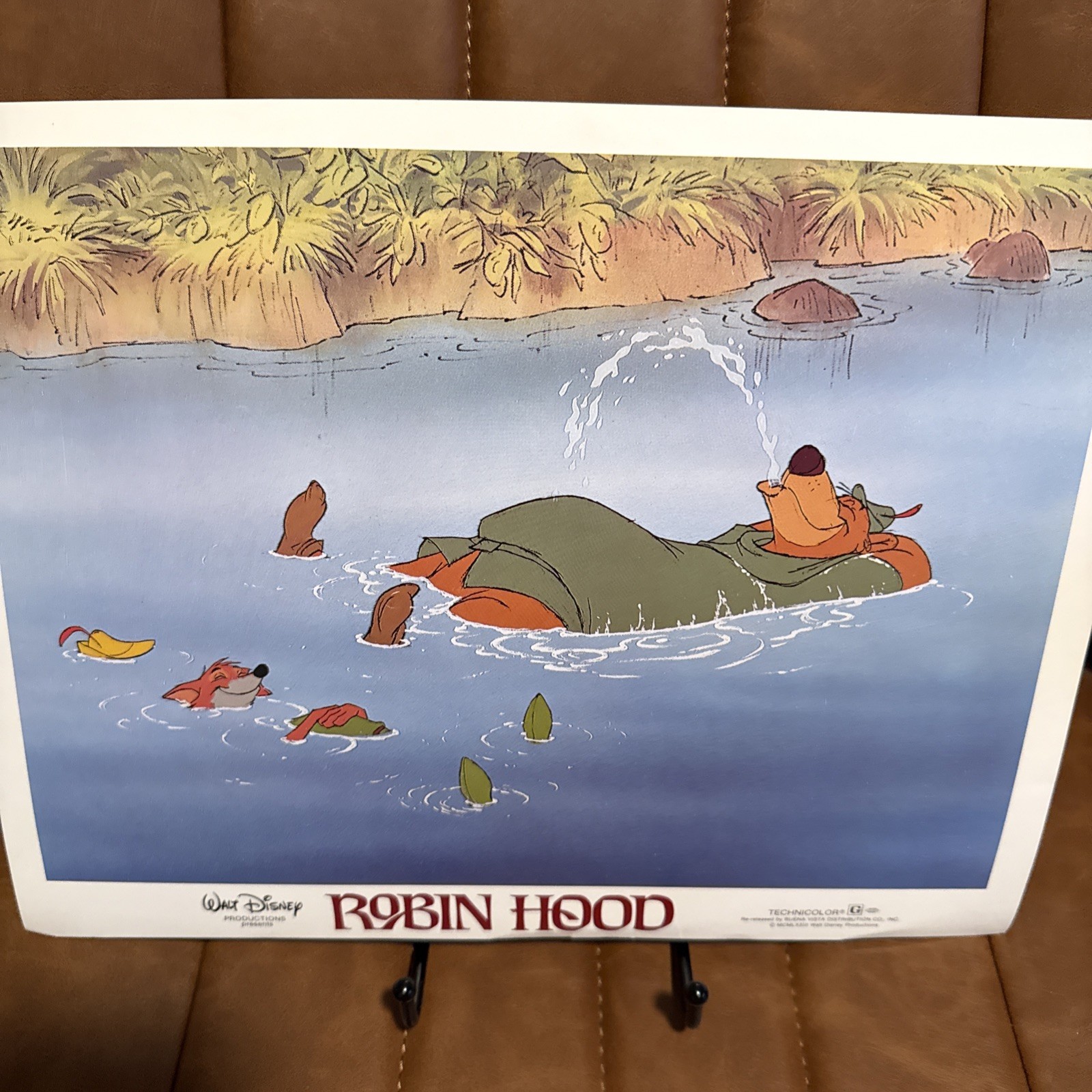 ROBIN HOOD Original US Lobby Cardd Walt Disney- 11x14- Set Of Two Cards