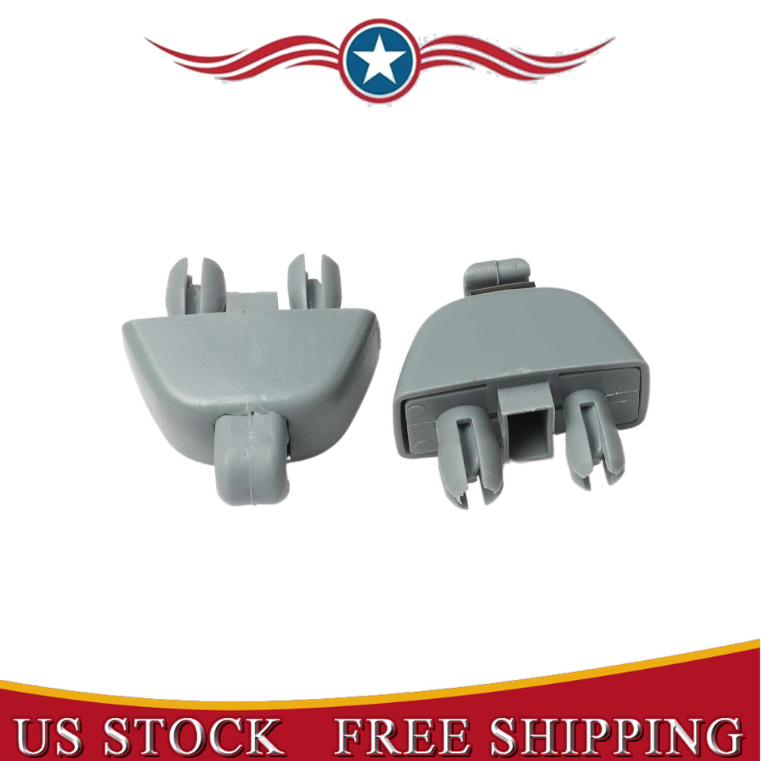 2Pcs Sun Visor Hook Clip For 2012-2015 VW Volkswagen Passat 6R0857561Y20