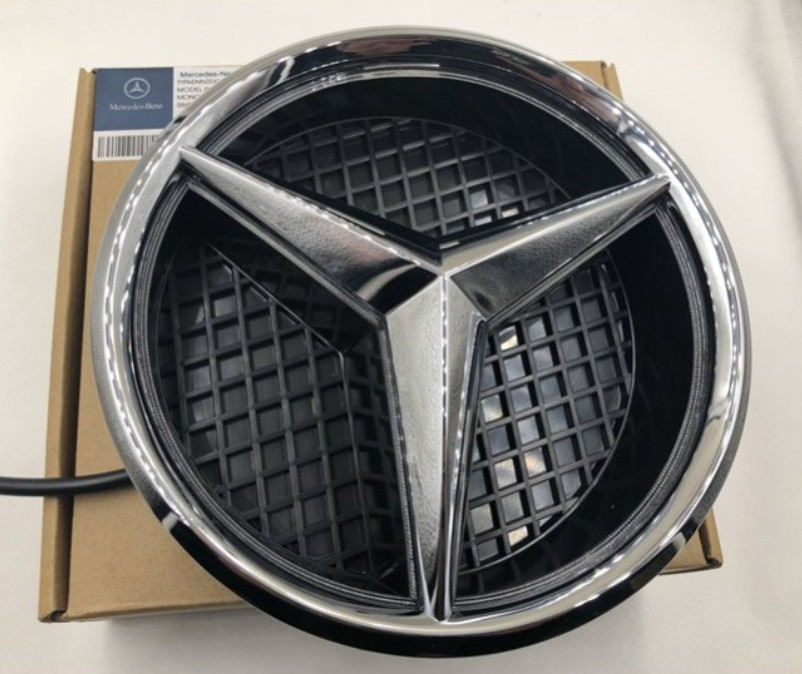 For 2011-2018 Mercedes Benz Illuminated Star Badge Front LED Grill Star Emblem