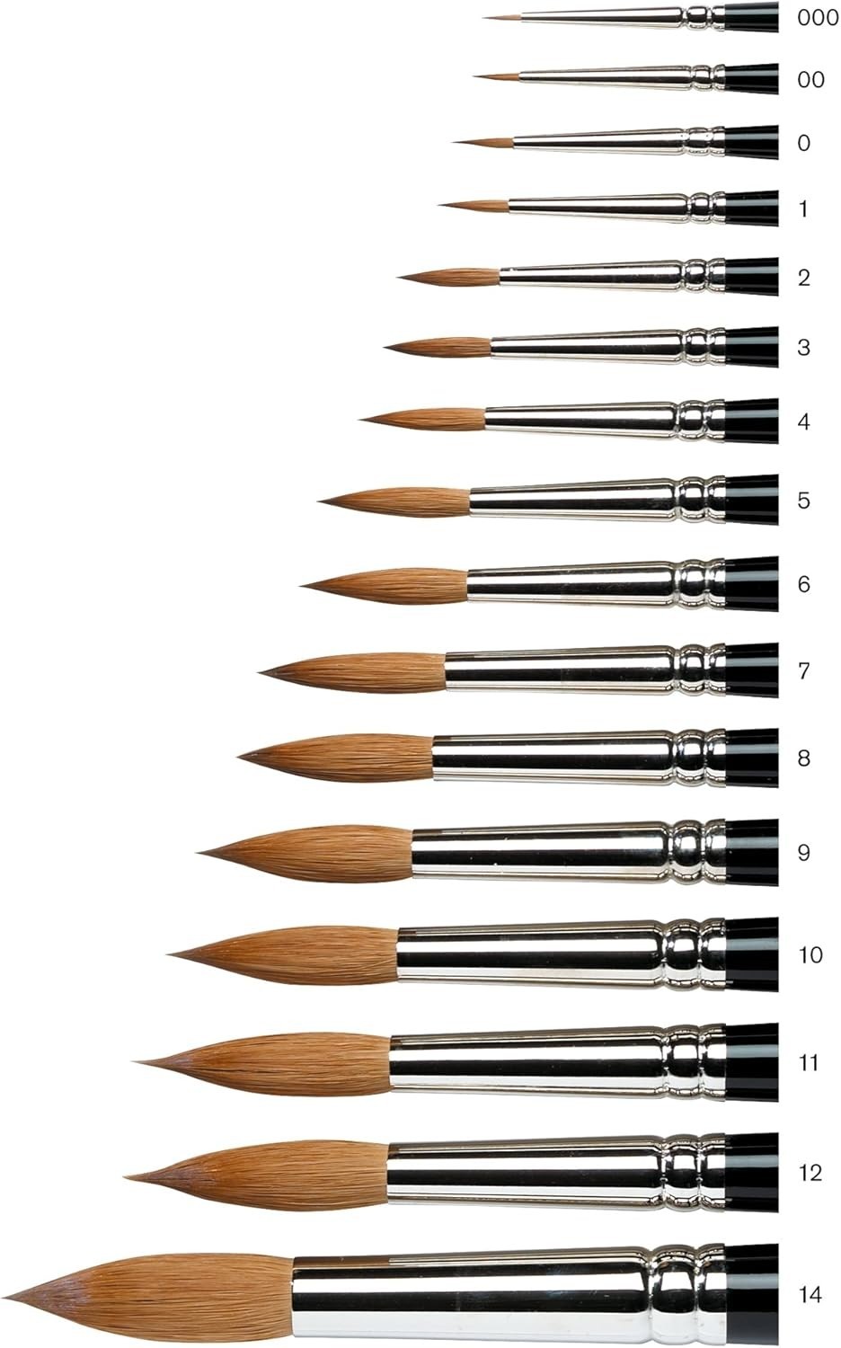 Winsor & Newton Series 7 Kolinsky Sable Brush #000 - The Artist's Essential Tool