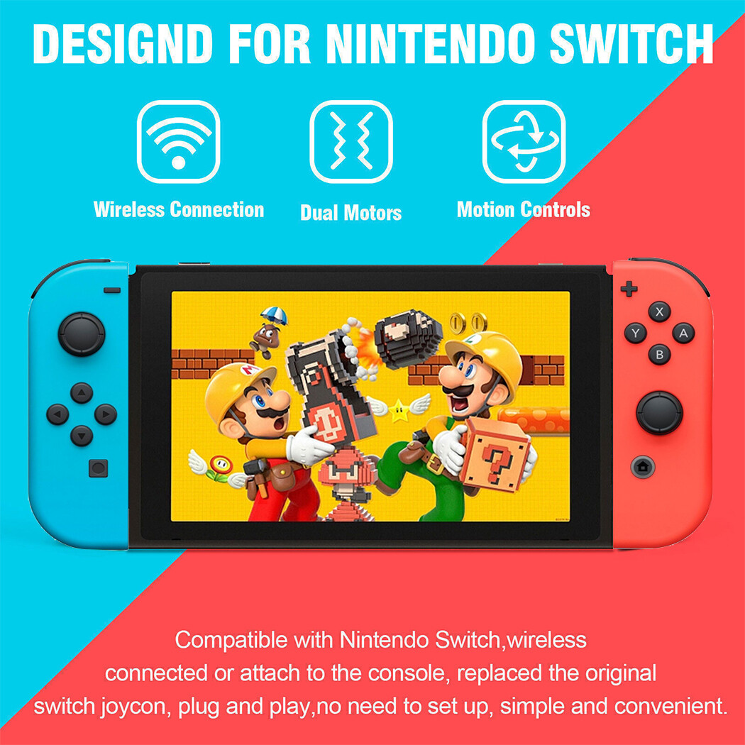 Wireless Bluetooth Left & Right Controller For Nintendo Switch Joy-Con1-Pair