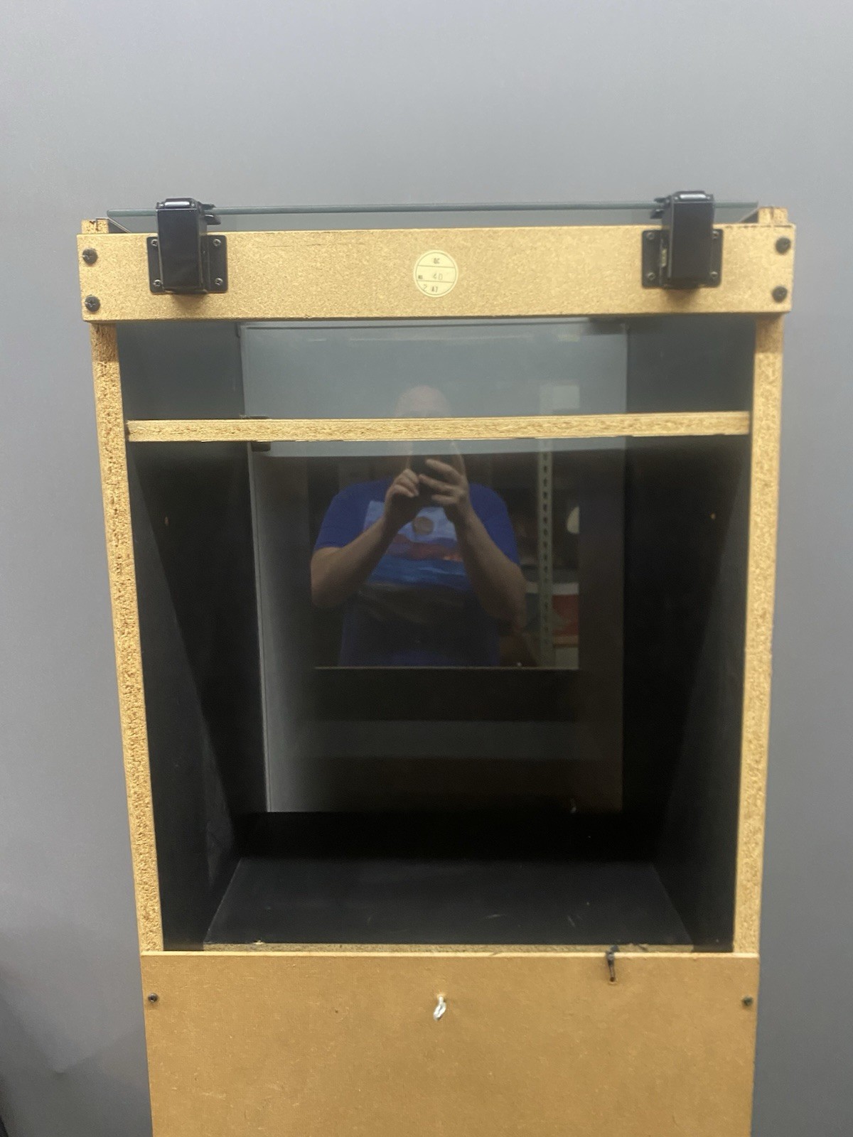 Realistic Component Stand Oiled Walnut Good shape Vintage