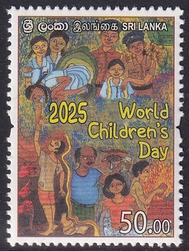 Sri Lanka New Issue 2025-10-01 (S) World Children's Day