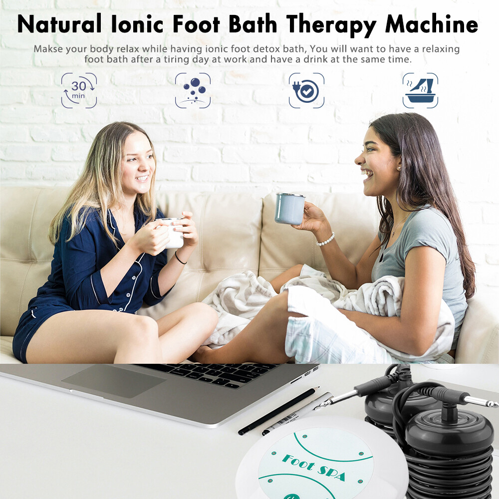 Ionic Foot Bath Cleanse Spa Machine - Detoxify & Relax at Home, Durable Design