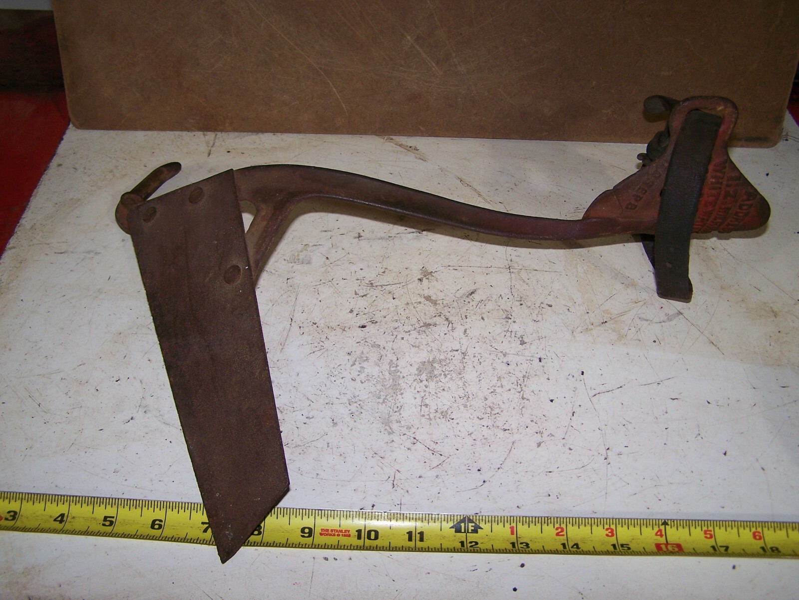 IZ MERRIAM Leg Type CORN CUTTER Cane Sorghum Primitive 1872 Whitewater WI WOW!