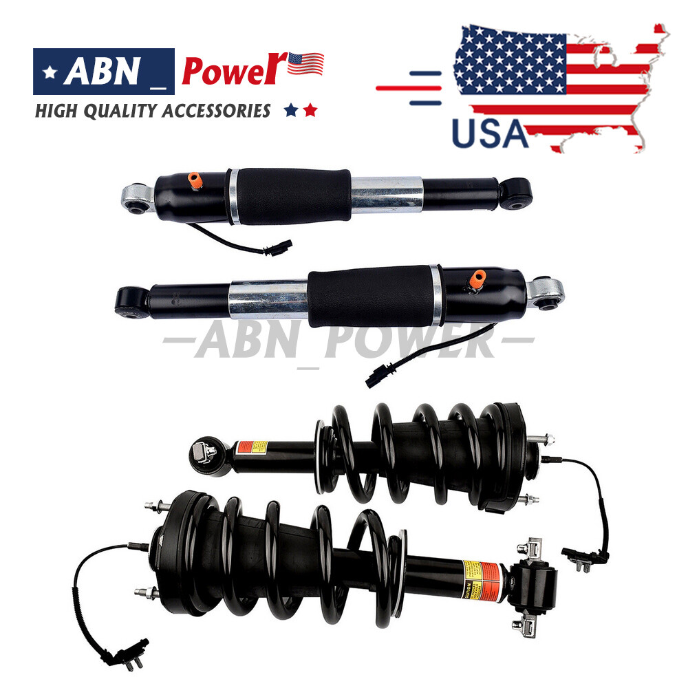 FRONT Strut Assy + REAR shock Absorber For 2015-20 Escalade Suburban Tahoe Yukon