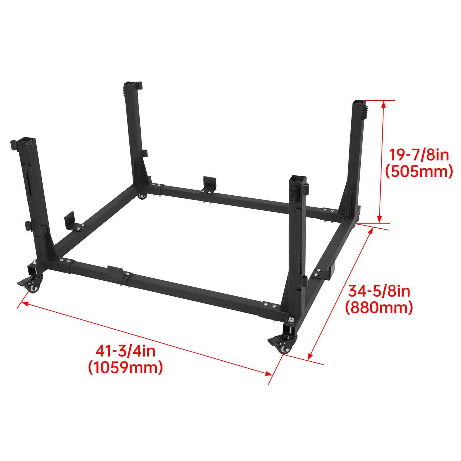 Door Hanger Storage Rack Movable Cart For 1987-2024 Jeep Wrangler TJ JK JL JT