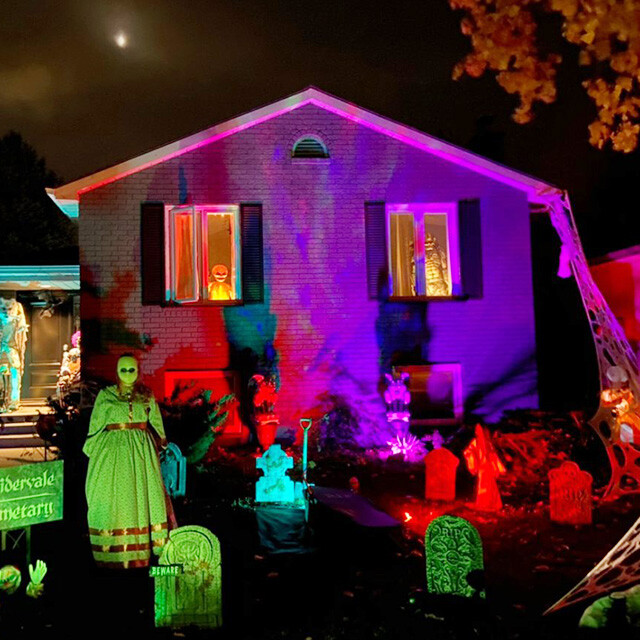 RGBW LED Flood Light Outdoor Party Celebration Spot Light Garden Yard Decoration