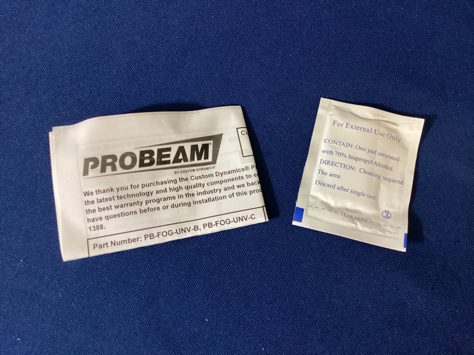 NEW Custom Dynamics ProBEAM LED Halo Fog Lights Chrome, PB-FOG-UNV-C *