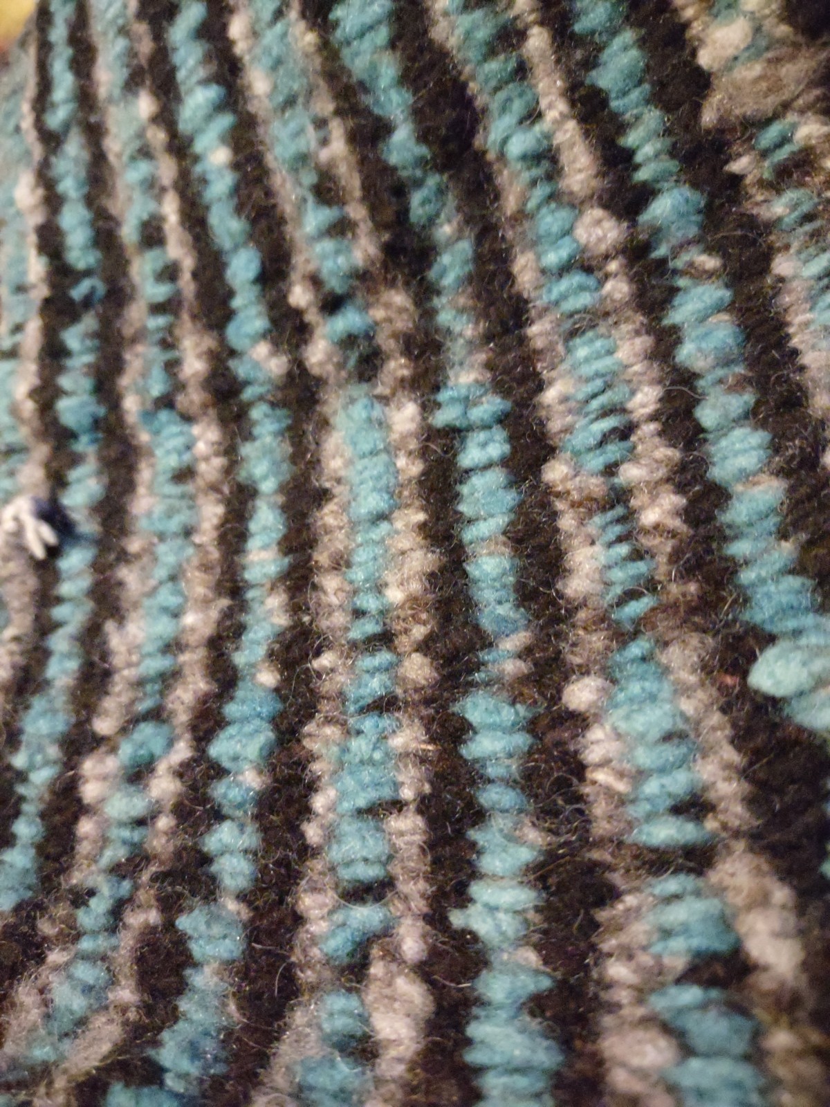 Navajo Rug Antique Native American Indian Twill Weaving Textile 1910 62 x 30