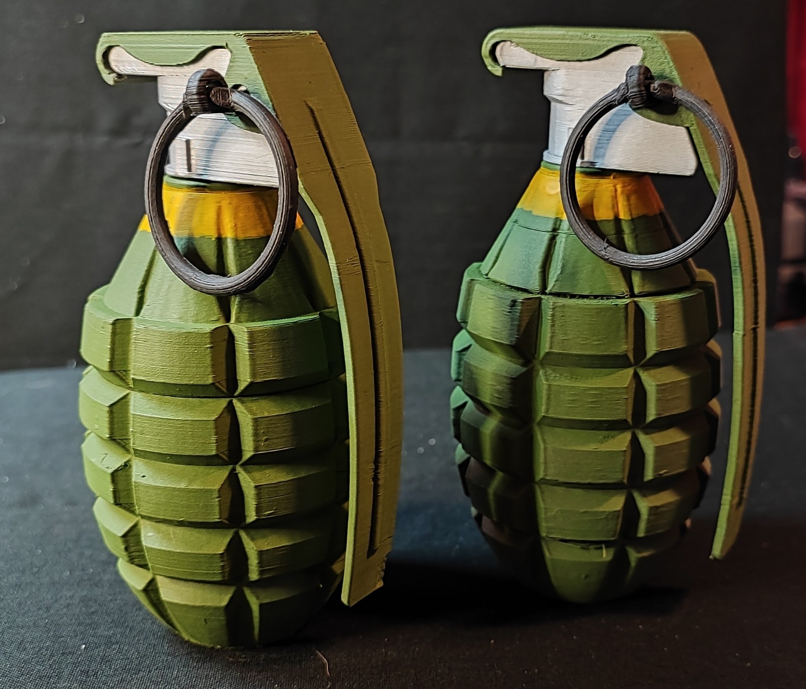 Inert WWII MK2 Pineapple Grenade Replica 1:1 Prop Training cosplay