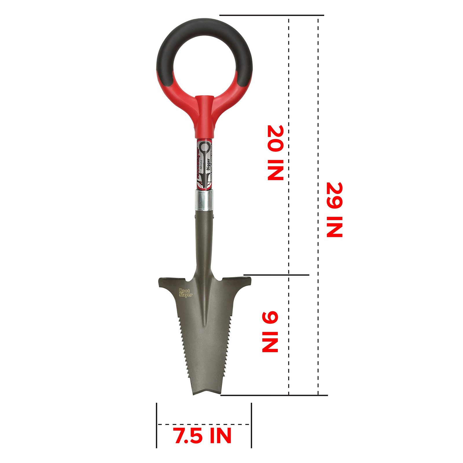 22411, Mini-Digger Shovel, Red
