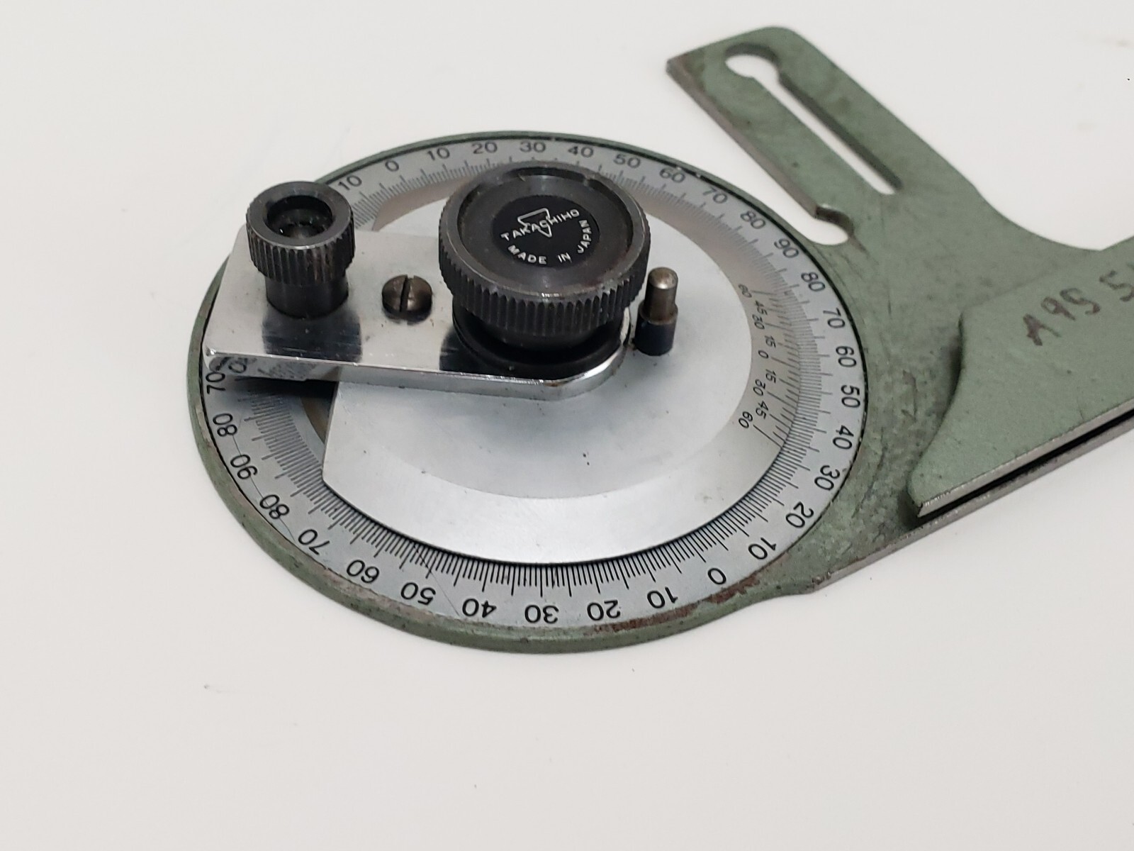 Takachiho Seiki Bevel Protractor Professional - Tokyo, Japan - In Wooden Box Set