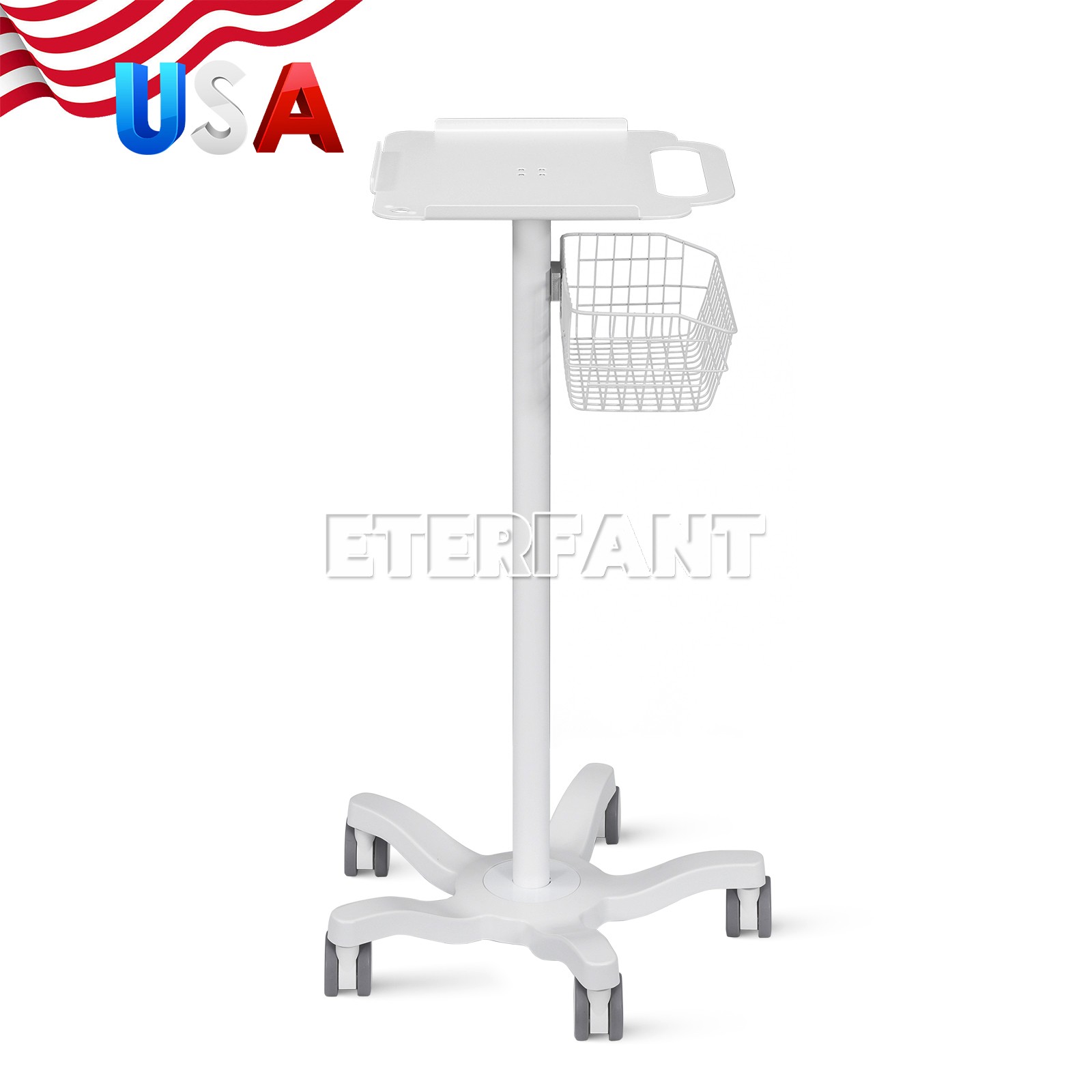 Dental Medical Mobile Trolley Cart for Ultrasound Imaging Scanner Trolley US