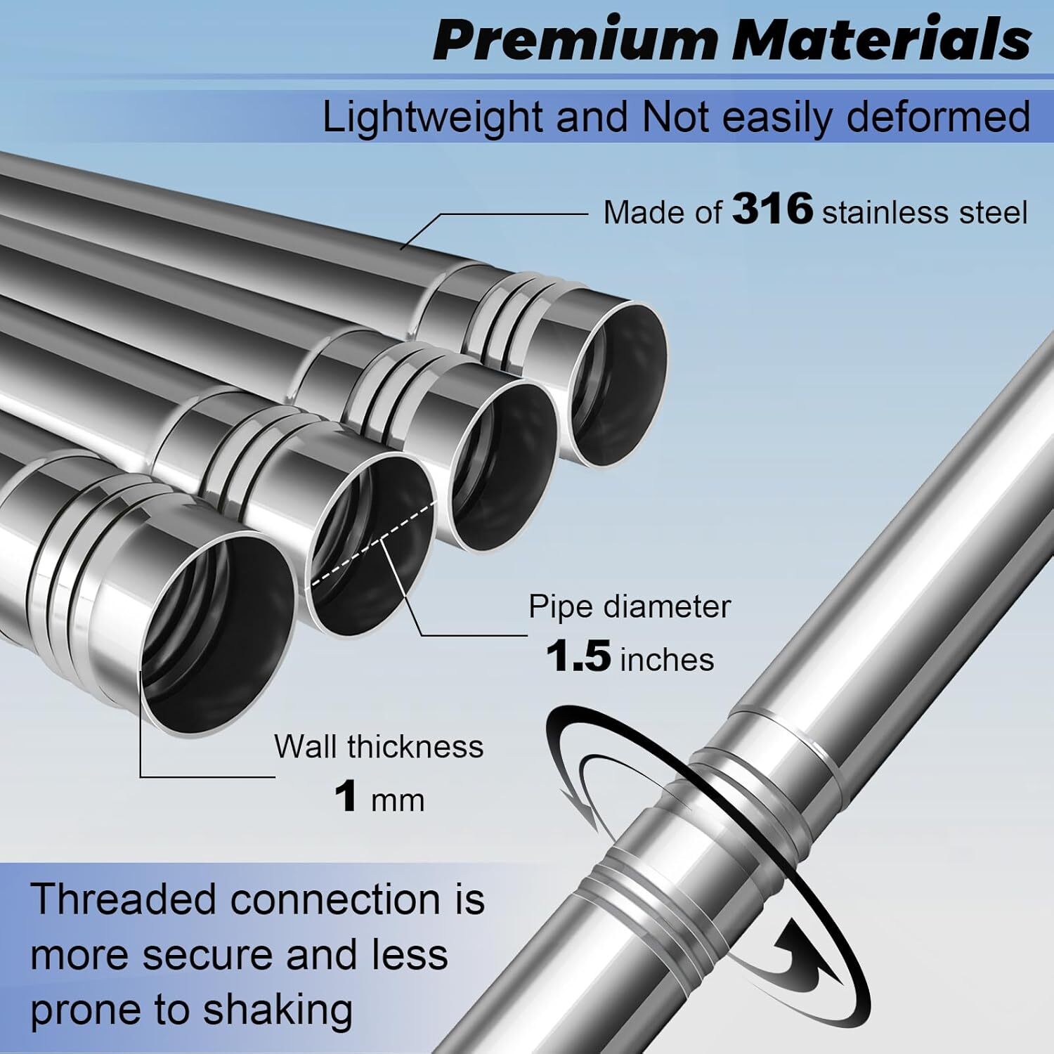 Starlink Mini Pole Mount, 8 Ft Starlink Mimi Mounting Kit with RV Ladder Mount